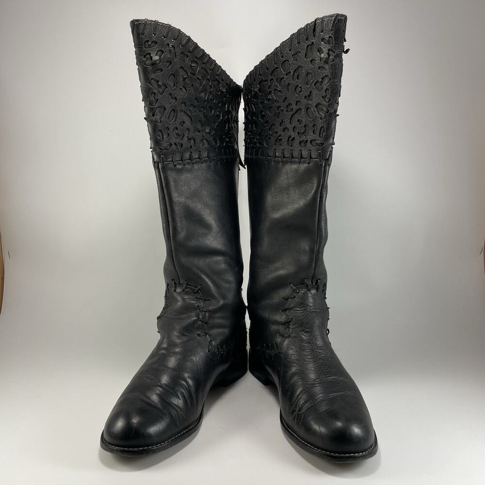 Corral Charlie Riding Boot Womens Size 8 M Indie Spirit Black Western Cowgirl - Picture 2 of 10